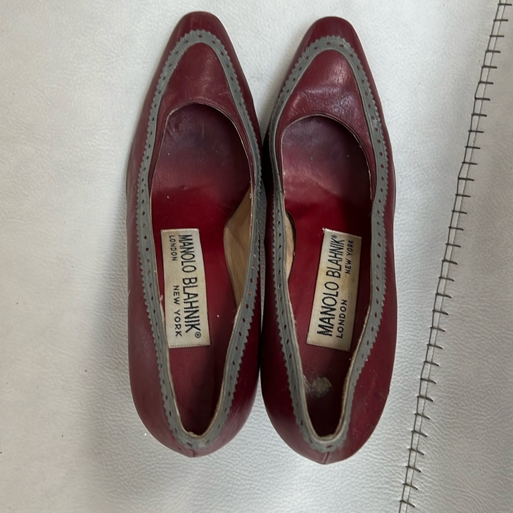 Vintage Manolo Blahnik from the 80’s.